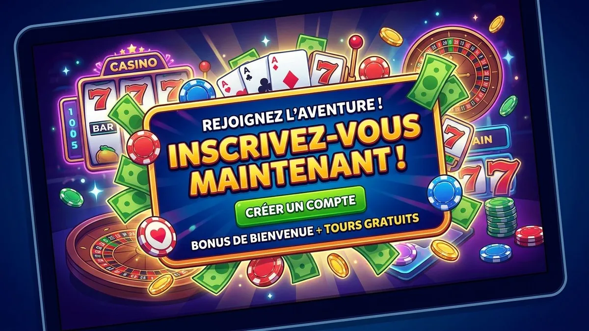 Inscription avec bonus